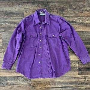 Vintage - St. John’s Bay - Chamois Cloth - button up Flannel Shirt